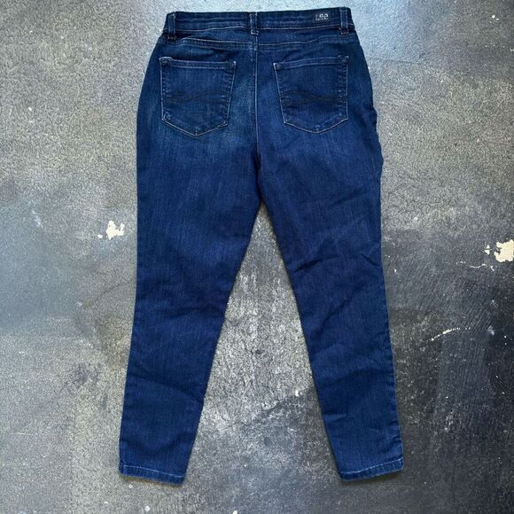 Lee Women's Sculpting Slim Mid-Rise Skinny Jeans Blue Denim Medium Wash Size 8 - Picture 6 of 11
